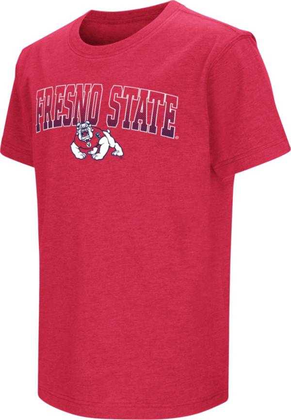 Colosseum Youth Fresno State Bulldogs Cardinal Dual Blend T-Shirt