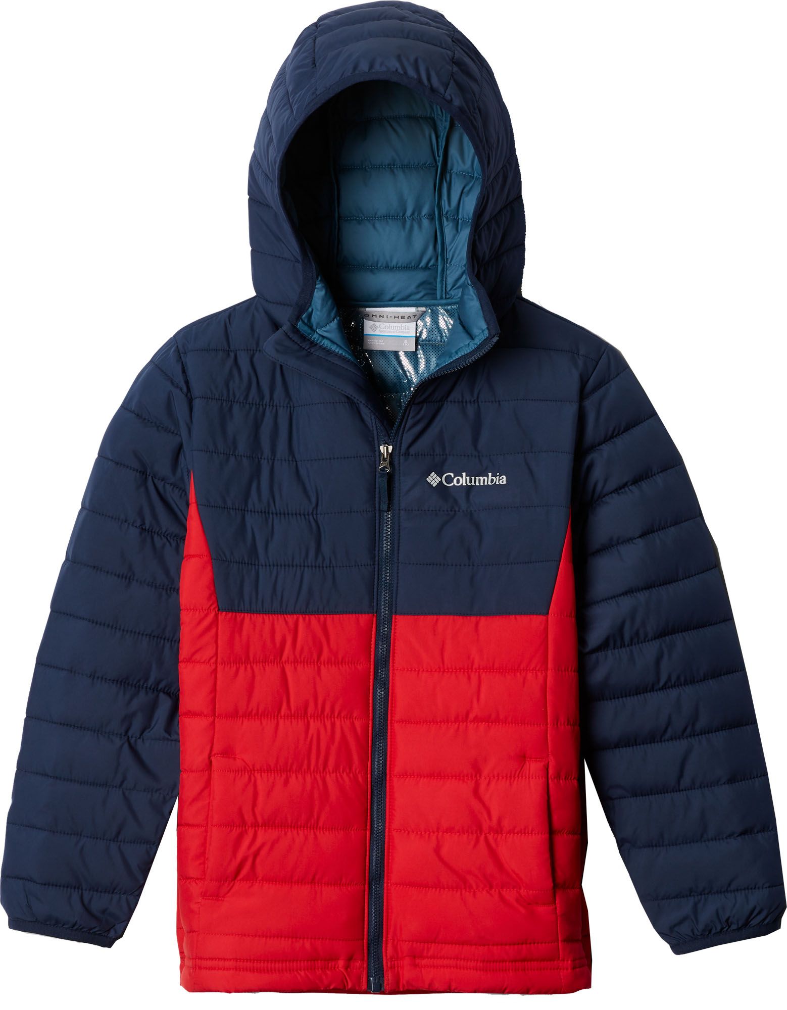 columbia powder lite boys hooded jacket