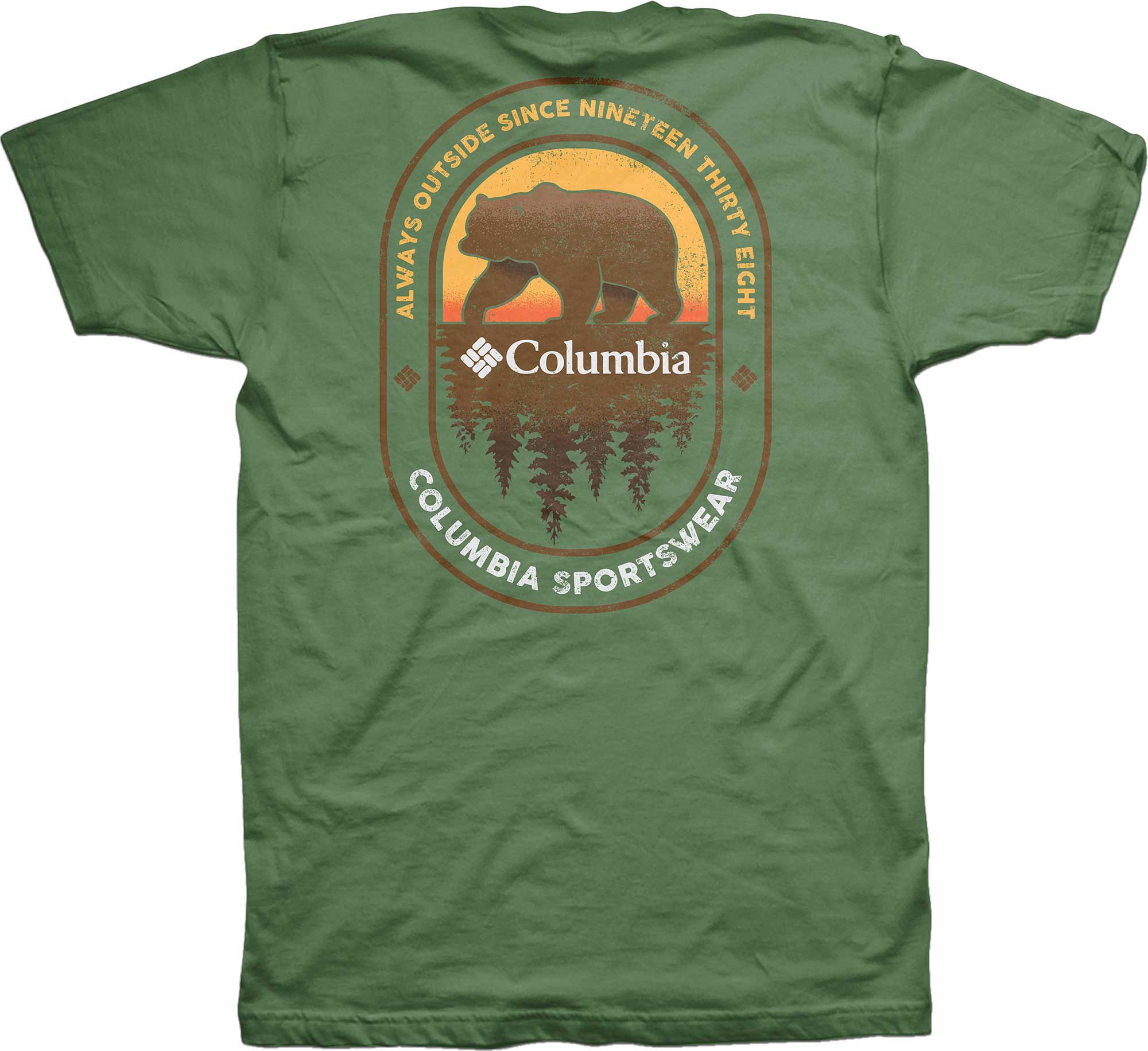 columbia bear t shirt