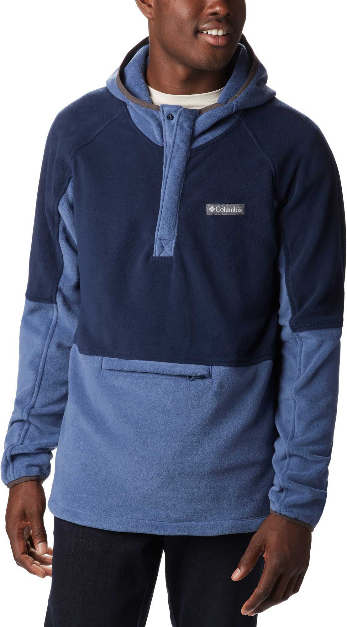 columbia long fleece hoodie