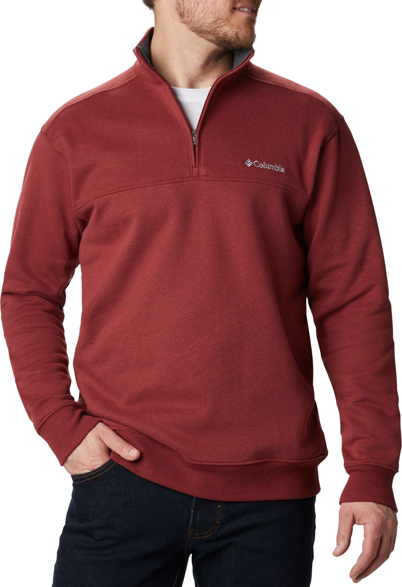 columbia quarter zip mens