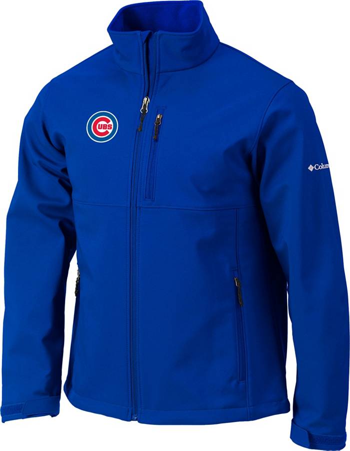Columbia Men's Chicago Cubs Blue Ascender Full-Zip Softshell Jacket