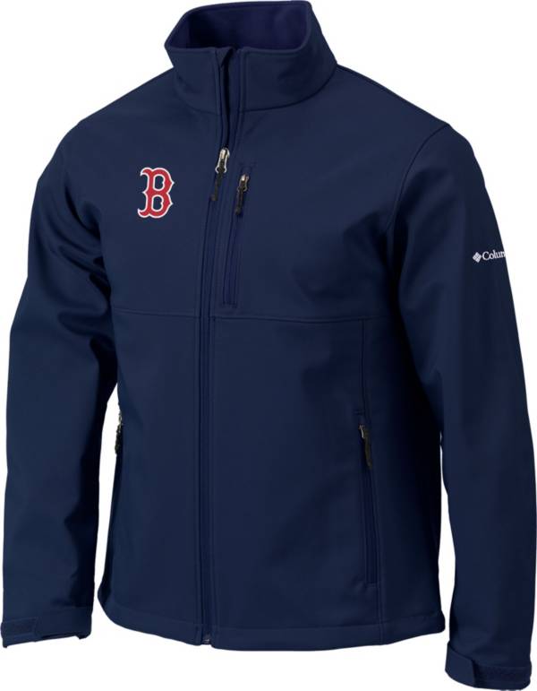 Columbia Men's Boston Red Sox Navy Ascender Full-Zip Softshell Jacket