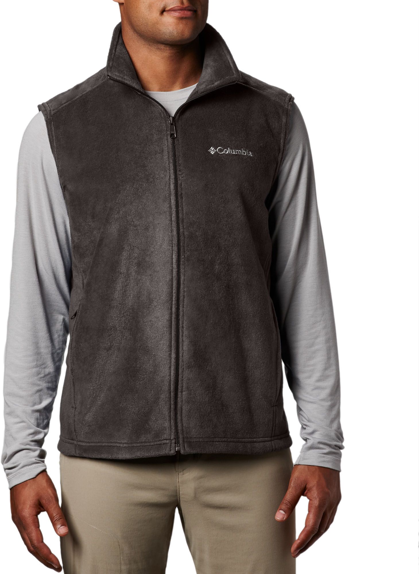 columbia men's cascades explorer fleece vest