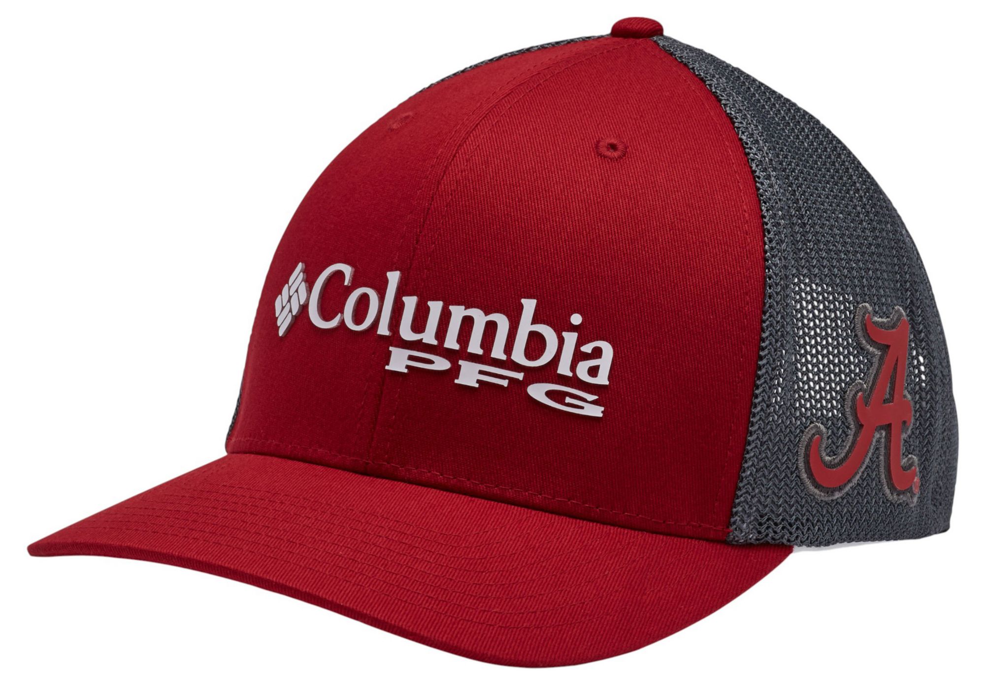 Columbia Adult Alabama Crimson Tide Crimson PFG Mesh Fitted Hat product image