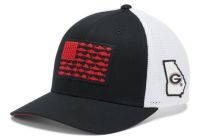 Lids Georgia Bulldogs Columbia PFG Hooks Flex Hat - Black
