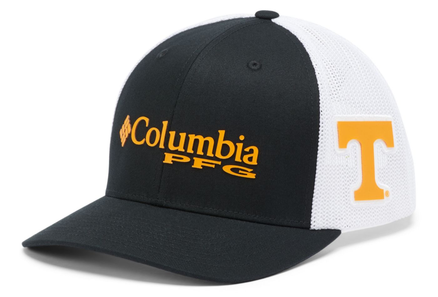 Columbia Adult Tennessee Volunteers PFG Mesh Fitted Black Hat Dick s Sporting Goods