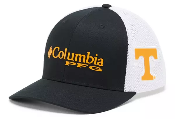 Columbia Men's Tennessee Volunteers PFG Mesh Fitted Black Hat