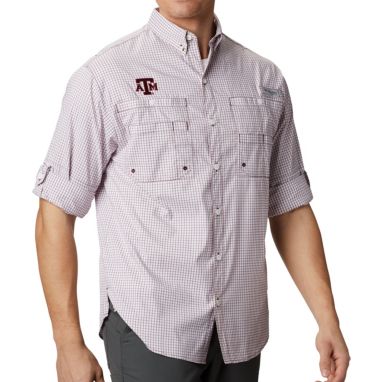 sorry, Columbia Men's Texas A&M Aggies Maroon Gingham Long Sleeve Tamiami Shirt is currently out of stock