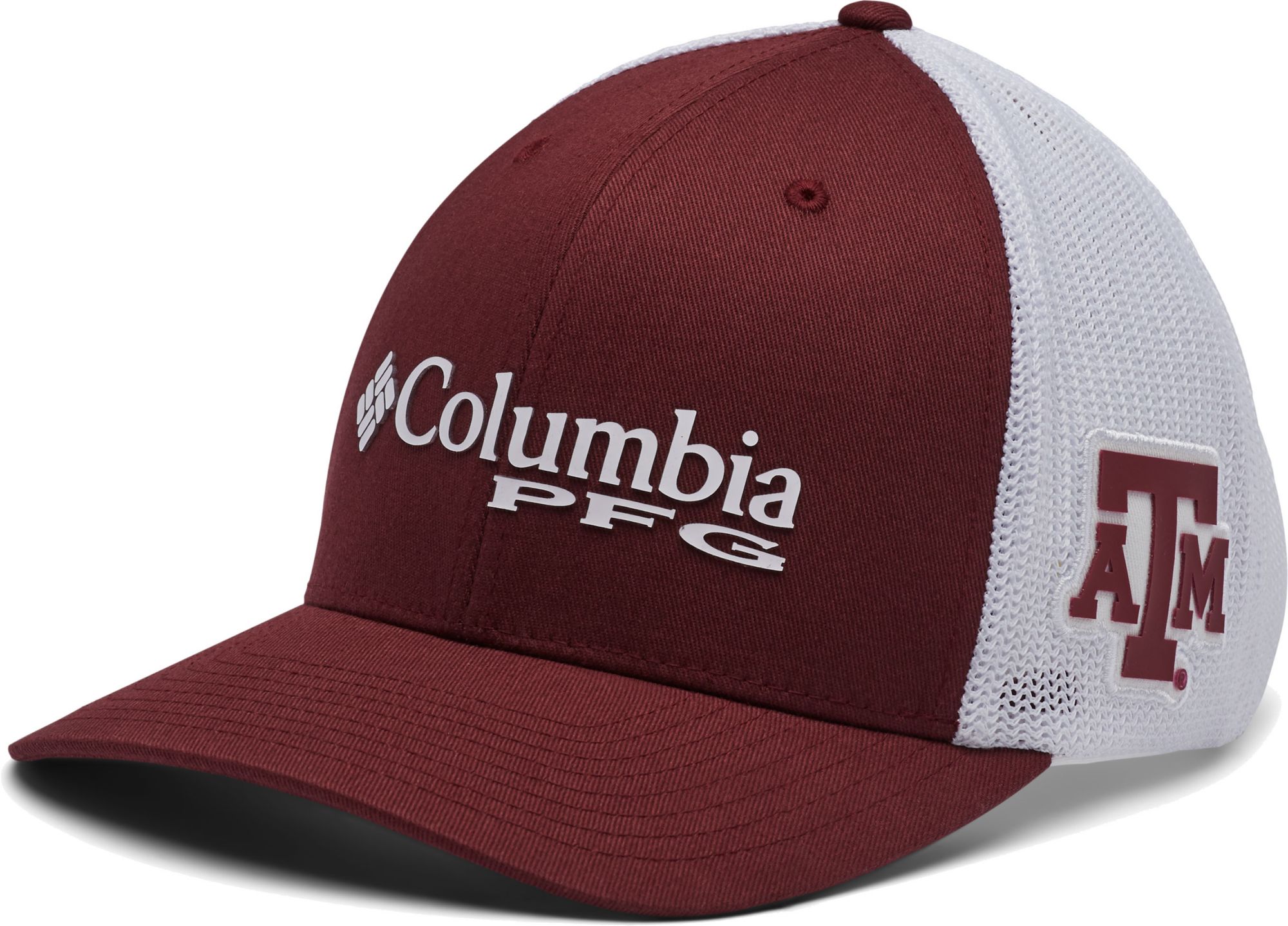 maroon columbia hat