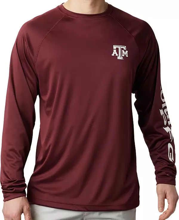 Men's Collegiate PFG Terminal Tackle™ Long Sleeve Shirt - Texas A&M