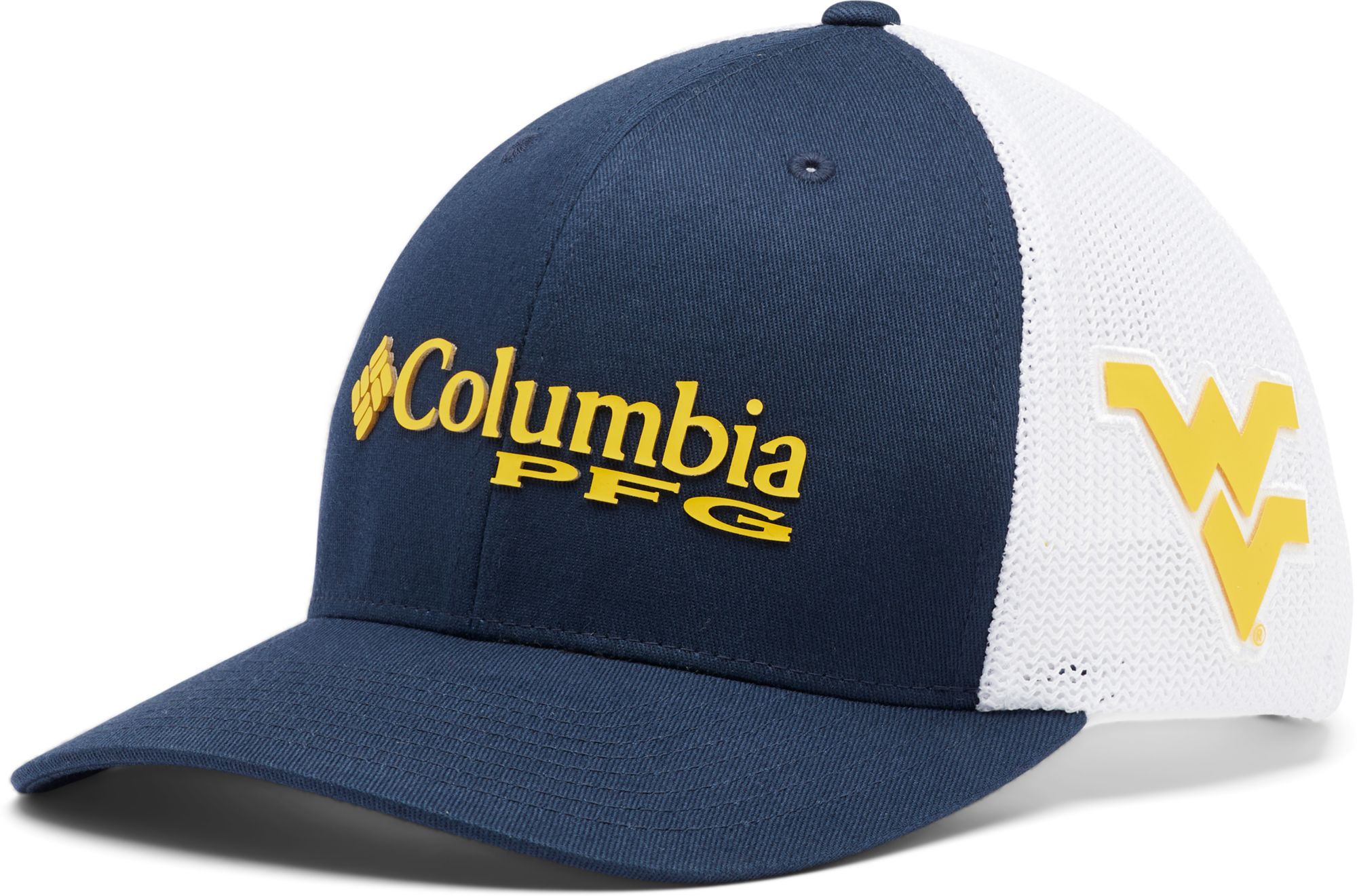 wvu fitted hats