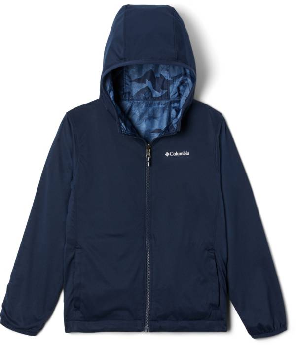 Columbia Youth Reversible Pixel Grabber Rain Jacket product image
