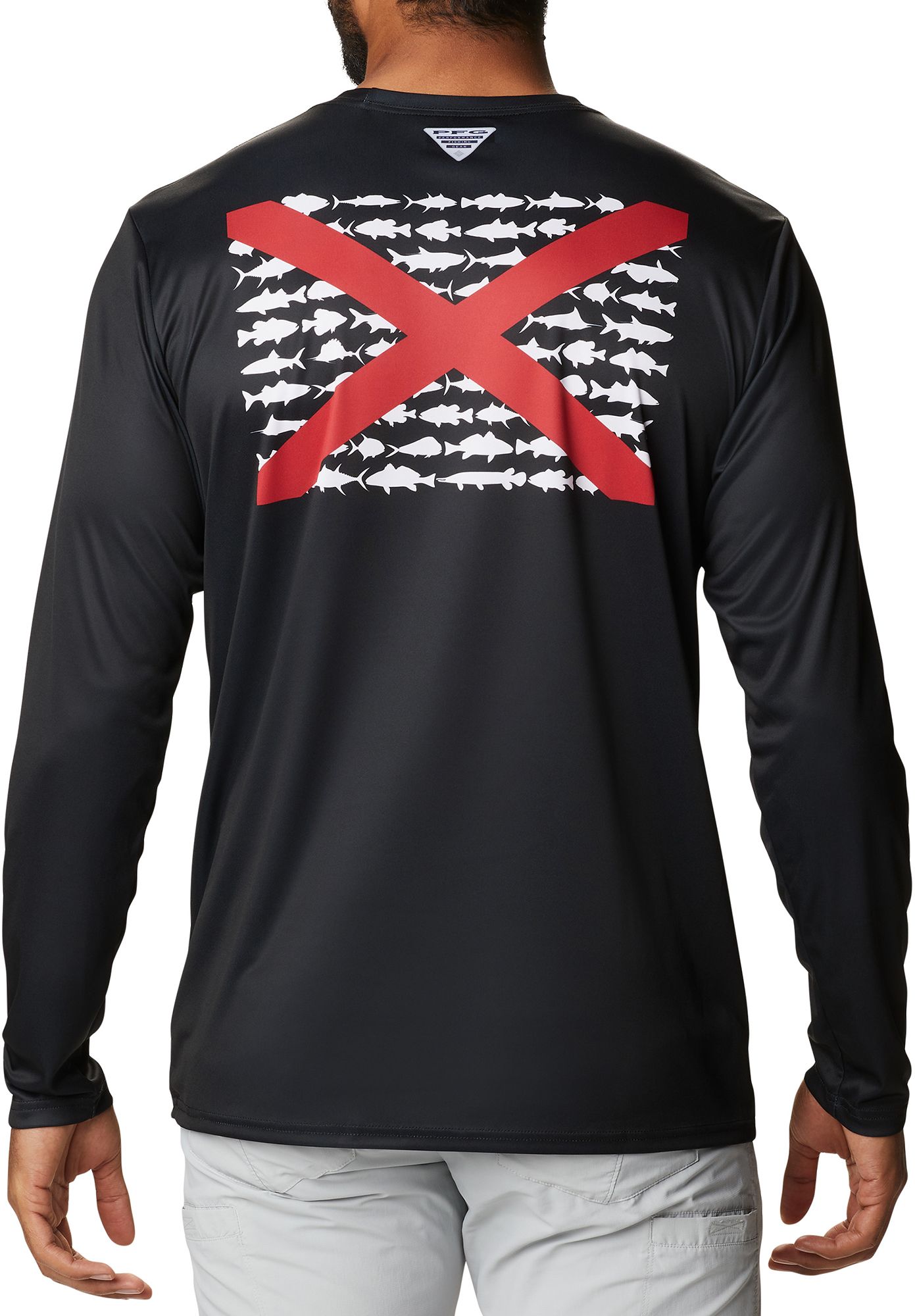 Chemise De Pêche Columbia PFG Terminal Tackle - Homme Taille M - Bleu - Manches Longues Stretch