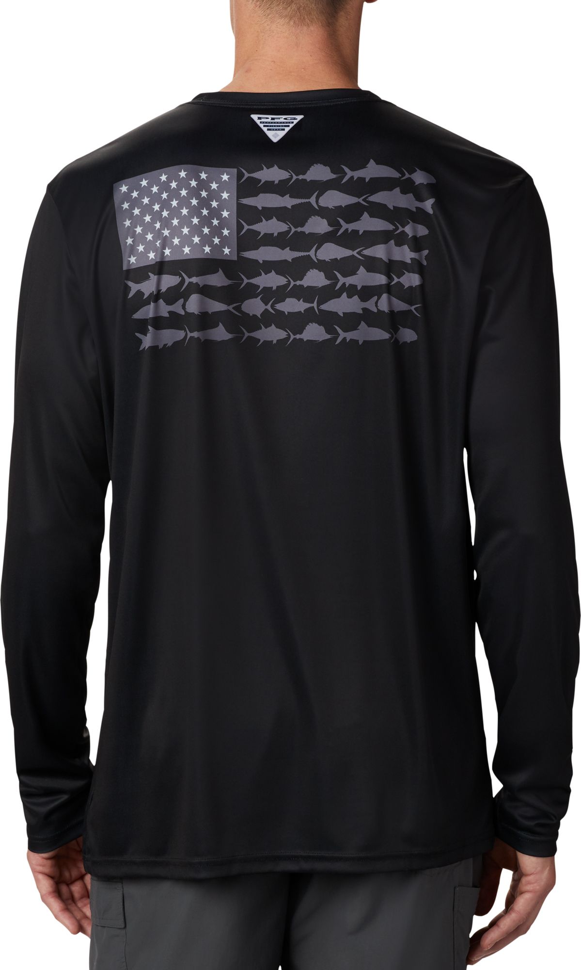 columbia fish flag shirt