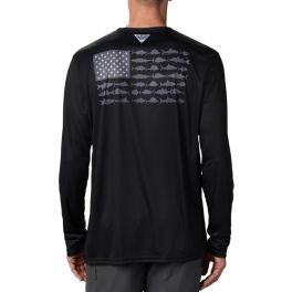 Columbia Men's PFG Terminal Tackle Fish Flag Long Sleeve