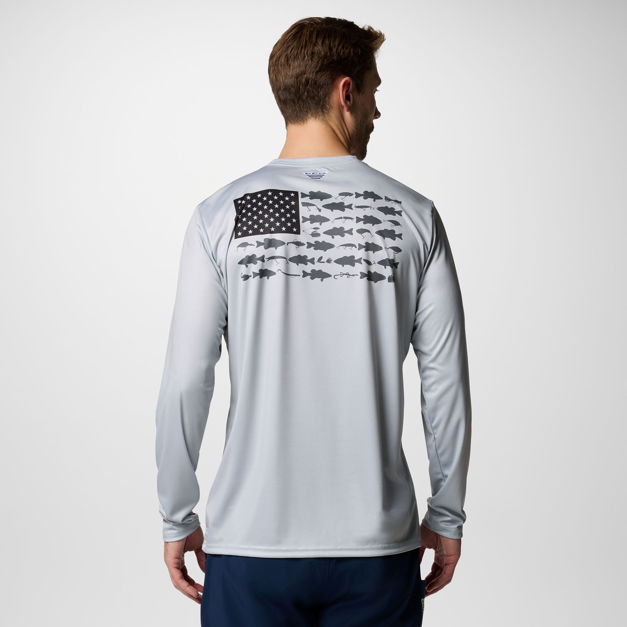 Columbia Men's PFG Terminal Tackle Fish Flag Long Sleeve Shirt product image