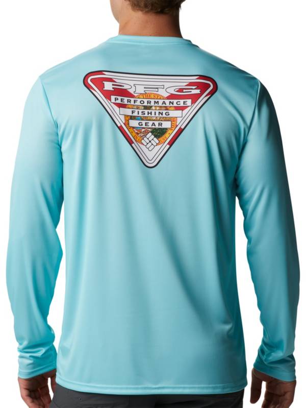 Columbia Terminal Tackle PFG State Triangle Long Sleeve Shirt (Regular and Big & Tall)