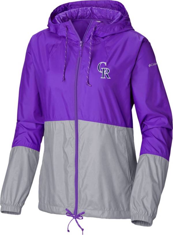 Columbia Women's Colorado Rockies Purple Flash Forward Windbreaker product image