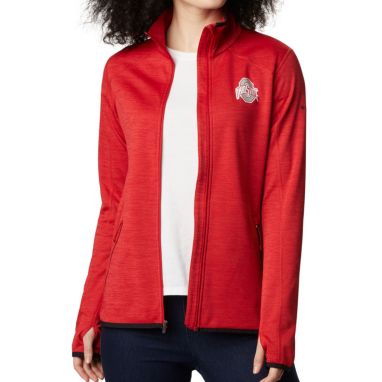 sorry, Columbia Women's Ohio State Buckeyes Scarlet Darling Days Full-Zip Hoodie is currently out of stock