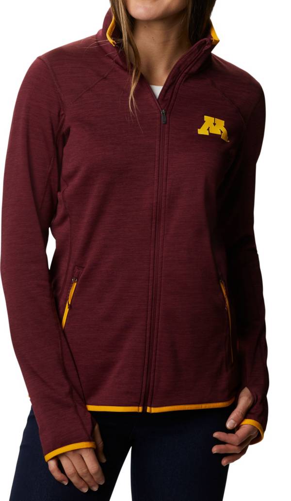 Columbia Women's Minnesota Golden Gophers Maroon Sapphire Trail Full-Zip Jacket