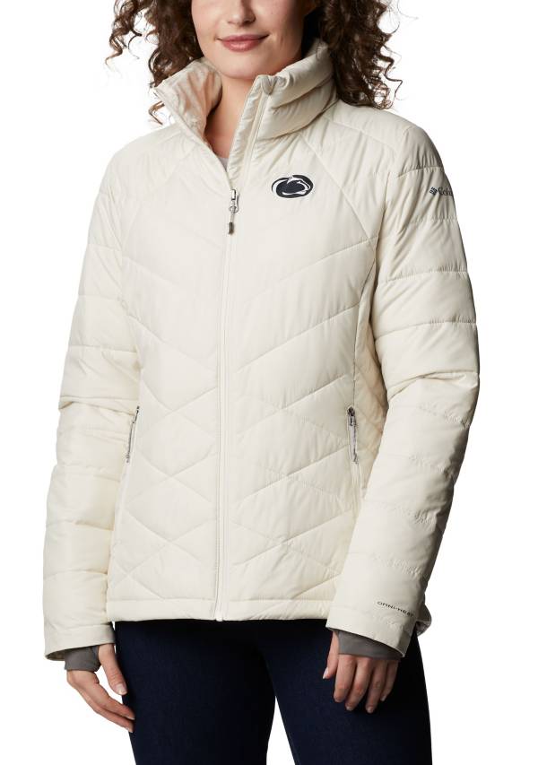 Columbia Women's Penn State Nittany Lions White Heavenly Full-Zip Jacket