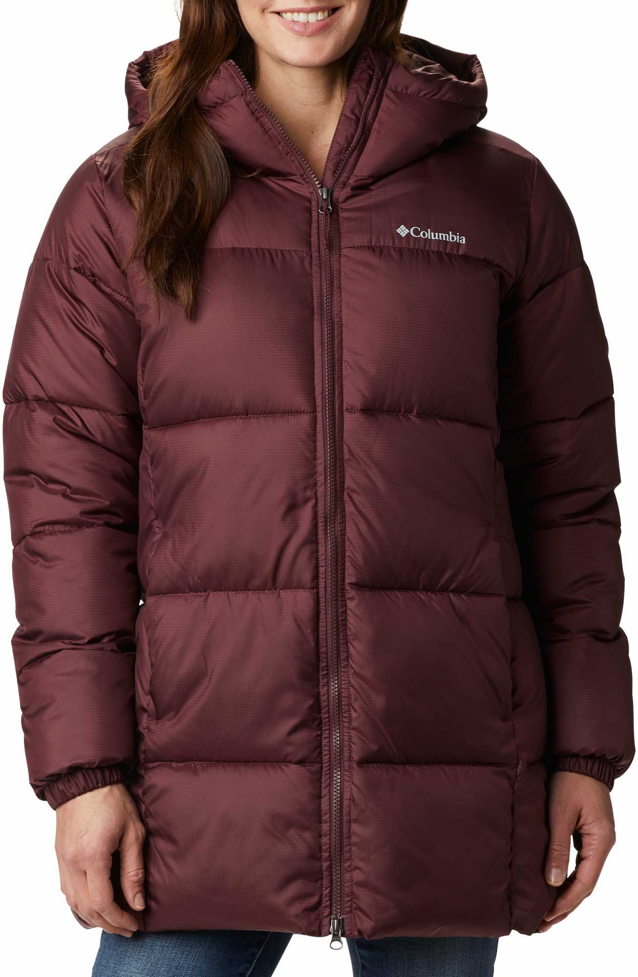 columbia puffer hooded jacket