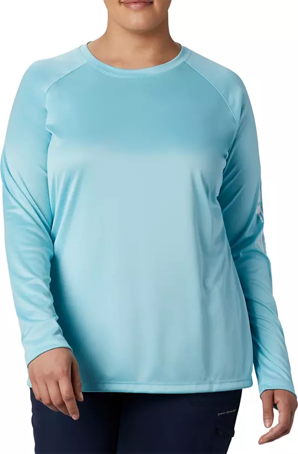 Columbia Women's Plus Size PFG Tidal Tee Long Sleeve Shirt