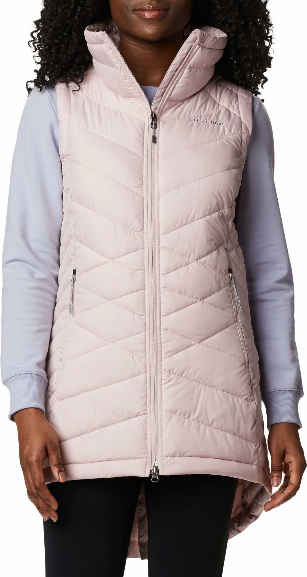 columbia heavenly omni long jacket