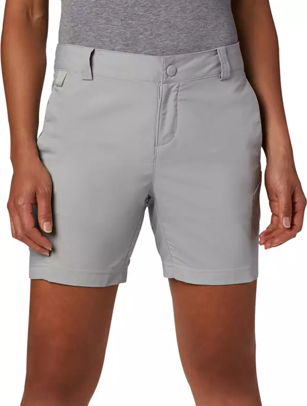Columbia PFG Gray Lightweight Fishing Hiking Shorts Womens Size XL