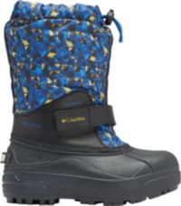 Insulated Waterproof Columbia Youth Powderbug Forty Print Snow Boot 