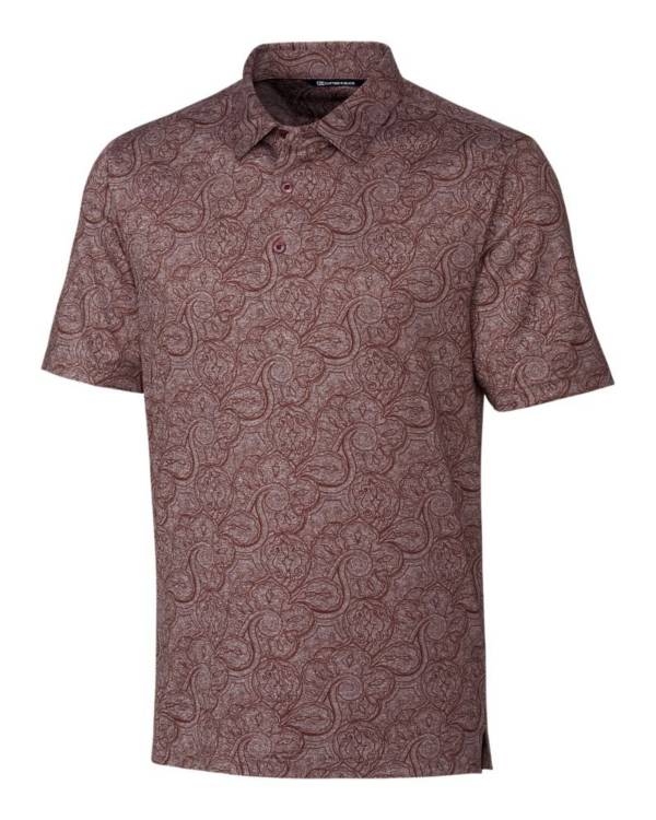 Cutter & Buck Men's Forge Paisley Heather Print Golf Polo product image