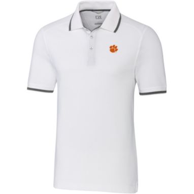 sorry, Cutter & Buck Men's Clemson Tigers Advantage Tipped White Polo is currently out of stock
