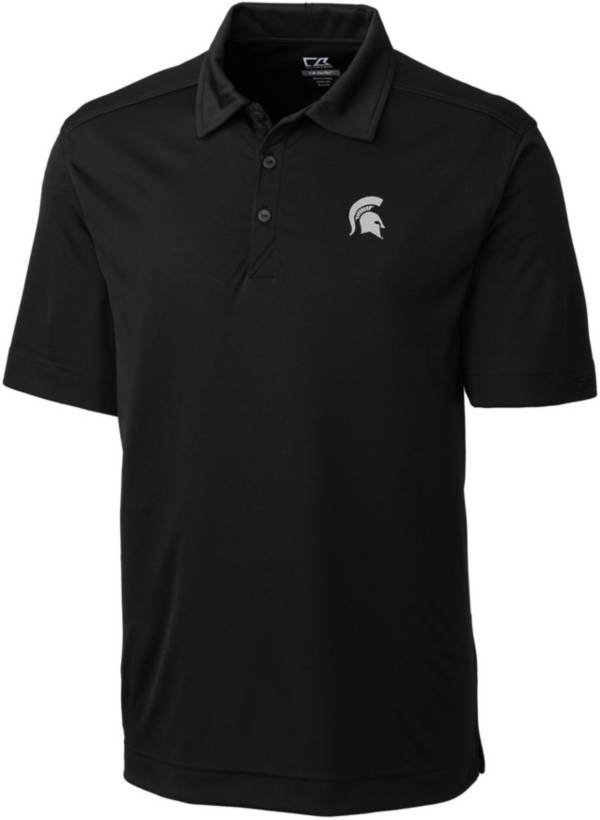 Cutter & Buck Men's Michigan State Spartans Northgate Black Polo product image