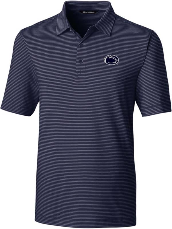 Cutter & Buck Men's Penn State Nittany Lions Blue Forge Pencil Stripe ...