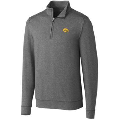 sorry, Cutter & Buck Men's Iowa Hawkeyes Grey Shoreline Half-Zip Pullover Shirt is currently out of stock