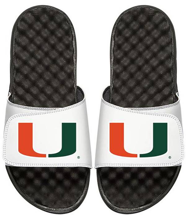 ISlide Miami Hurricanes Sandals