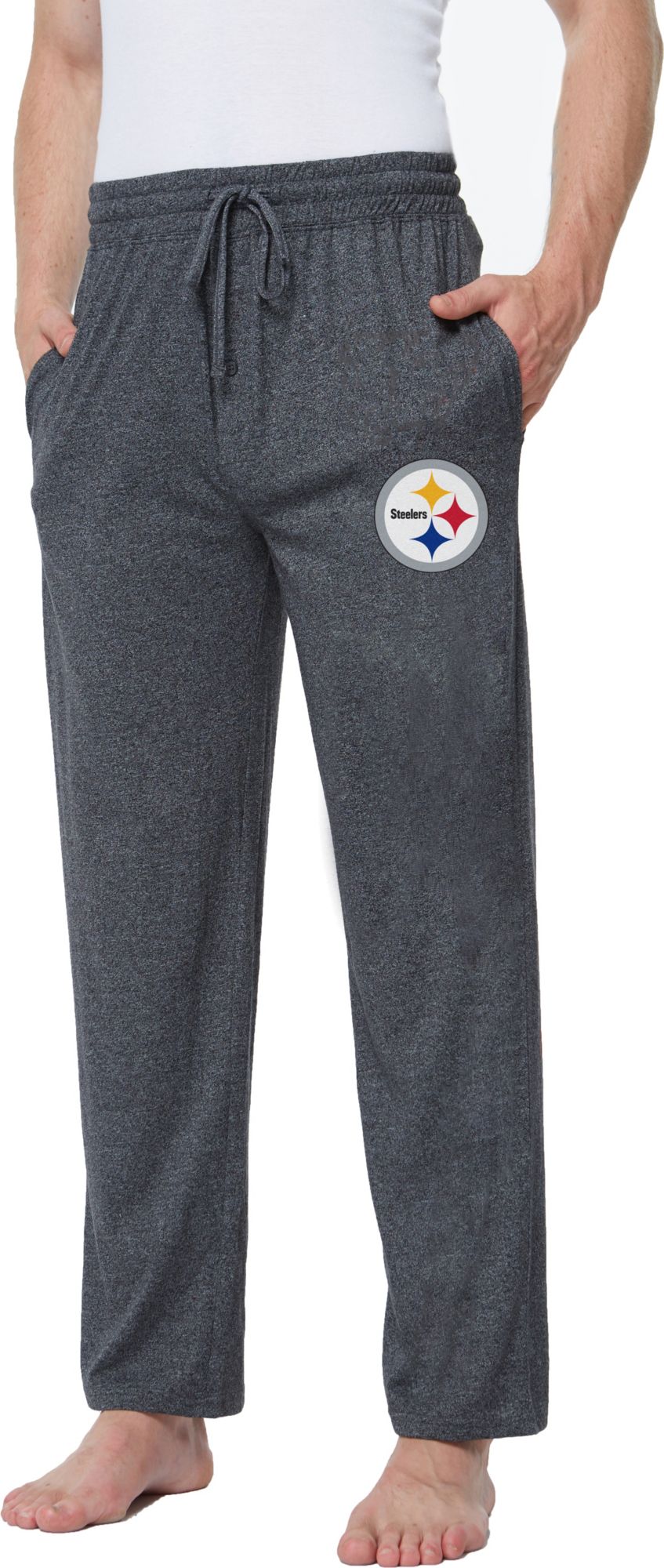 Concepts Sport Men's Pittsburgh Steelers Quest Charcoal Jersey Pants product image