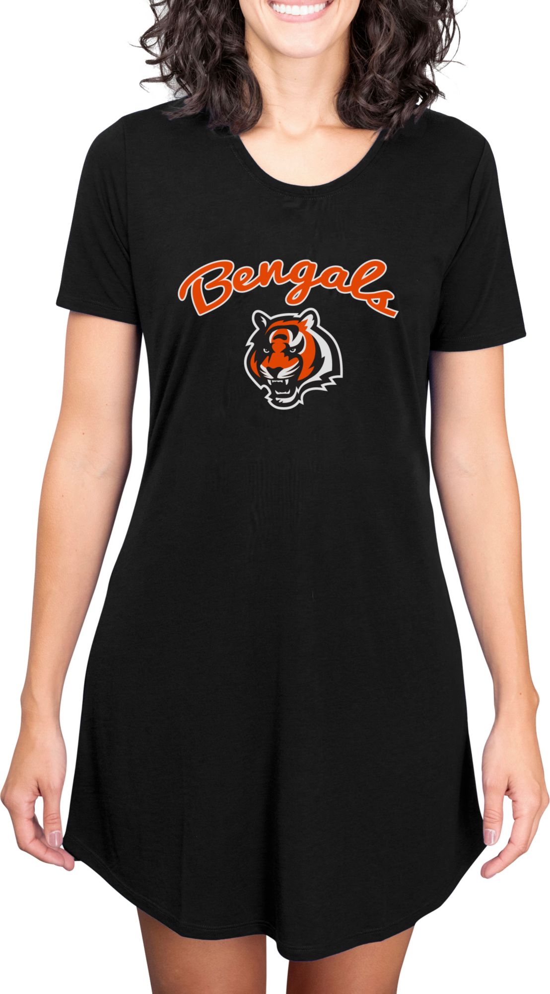 Concepts Sport Women's Cincinnati Bengals Black Nightshirt product image
