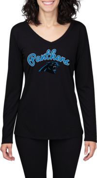 47 Women's Carolina Panthers Jada Grey Long Sleeve T-Shirt