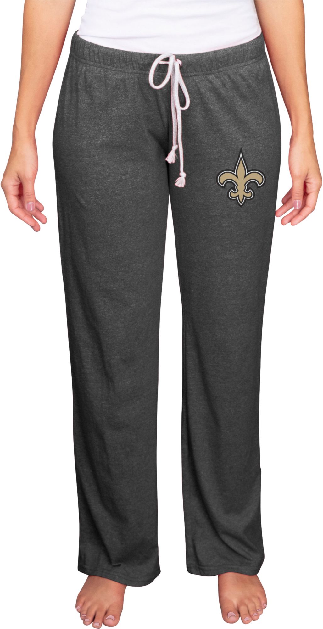 Concepts Sport Women's New Orleans Saints Quest Grey Pants product image