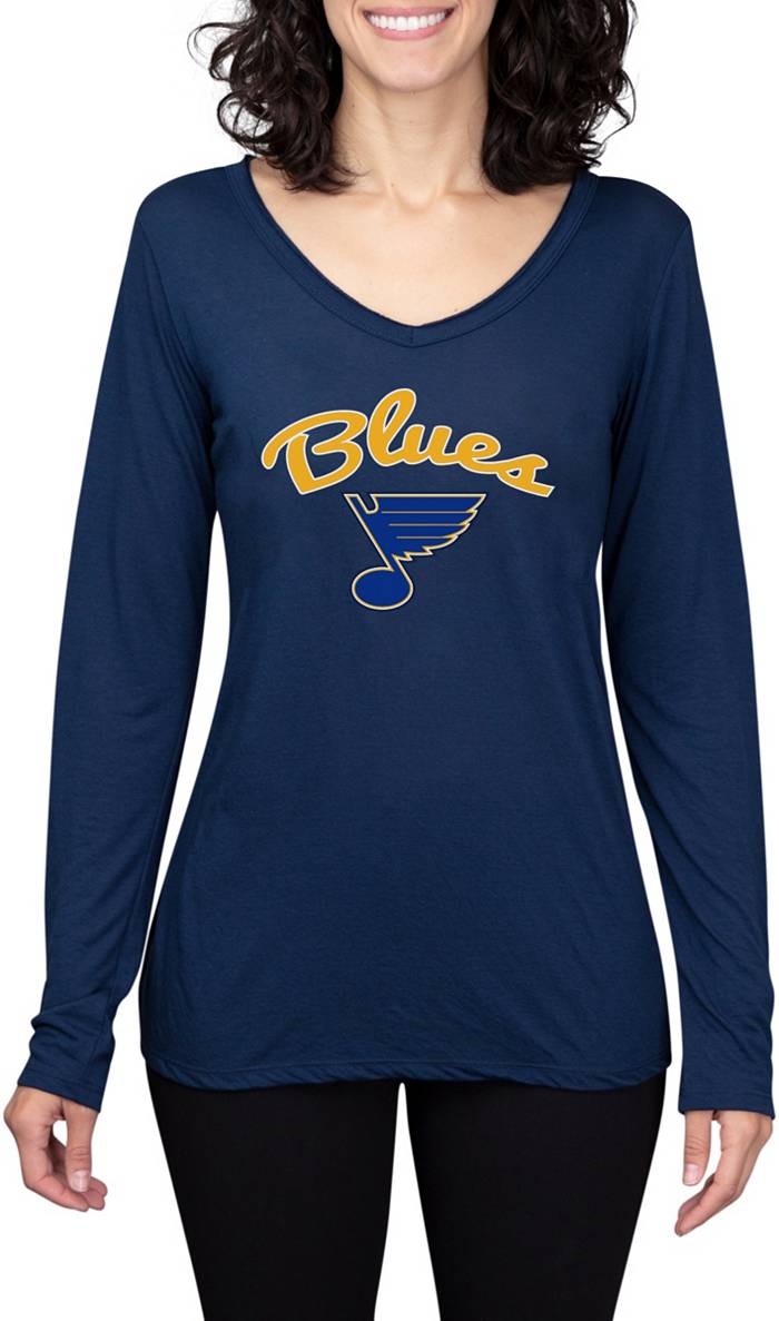 Women's Blue St. Louis Blues Long Sleeve T-Shirt