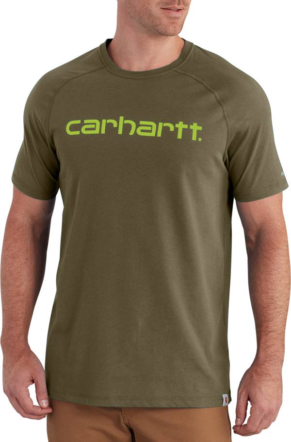 Carhartt Men's Force Cotton Delmont Graphic Short Sleeve T-Shirt