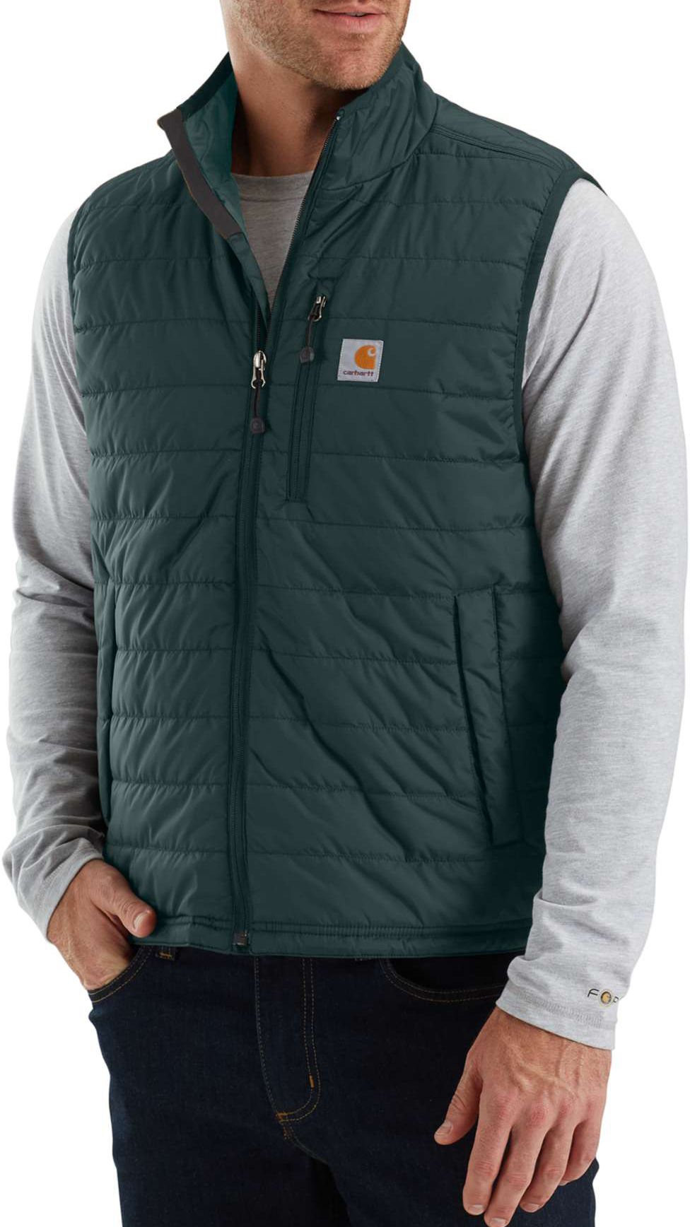 carhartt men's vest with hood