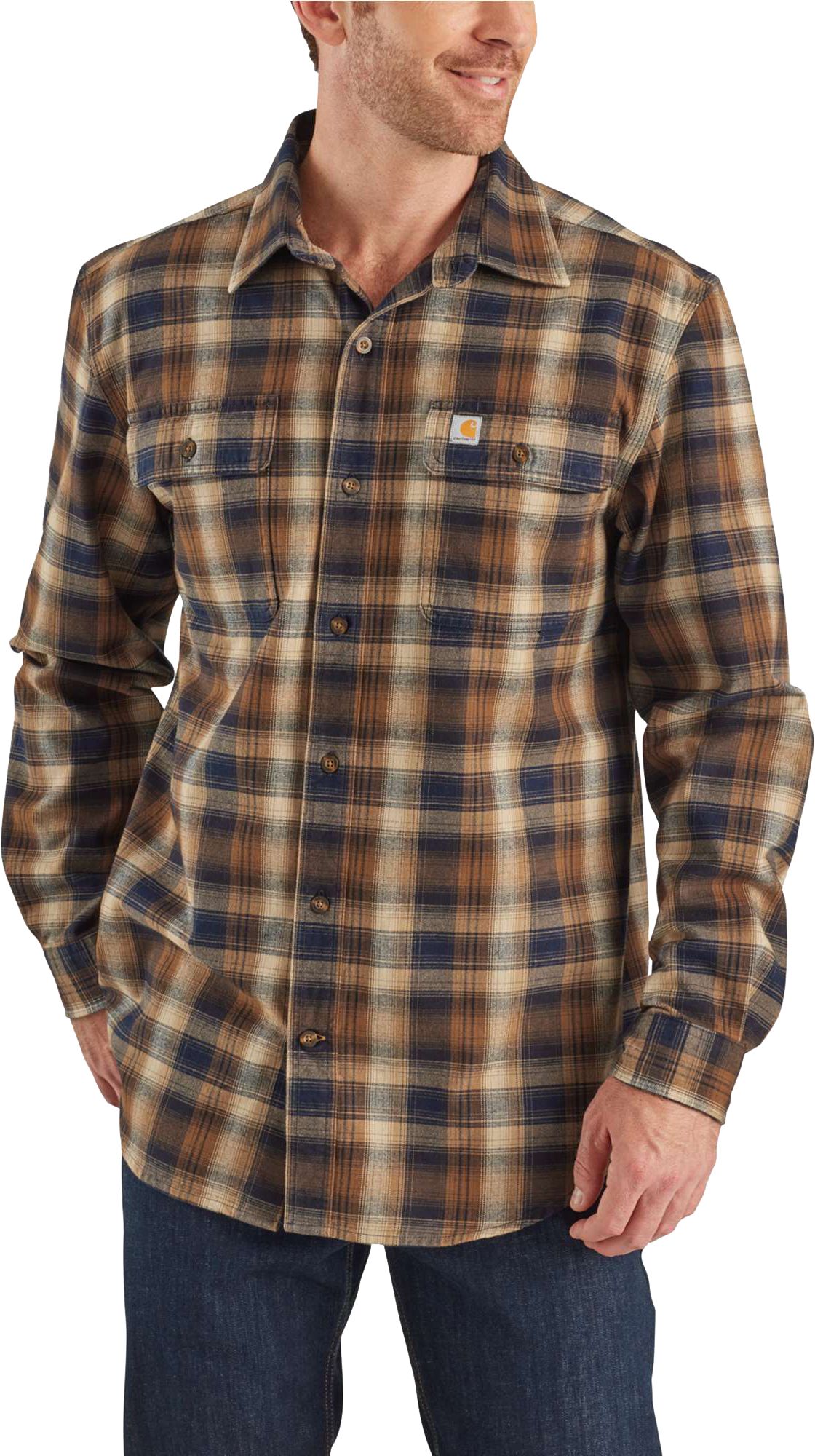 carhartt men's flannel shirts