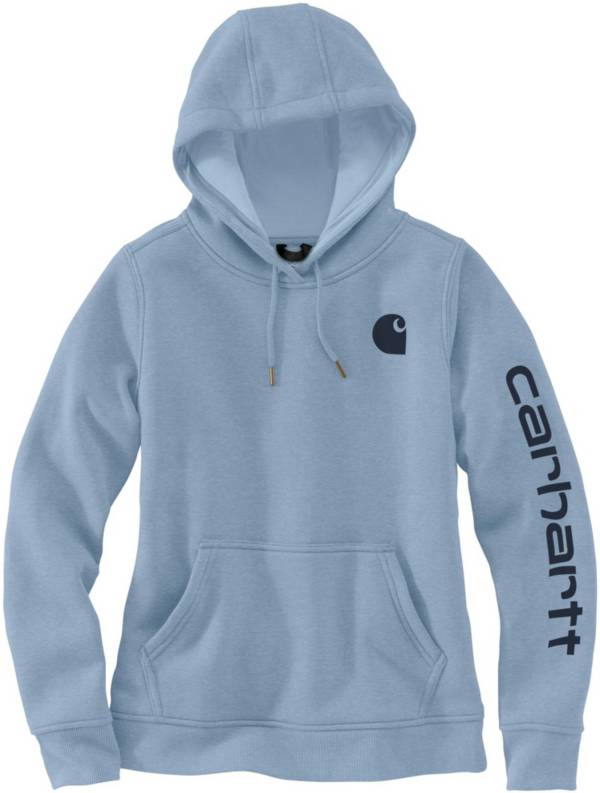 women's light blue carhartt hoodie