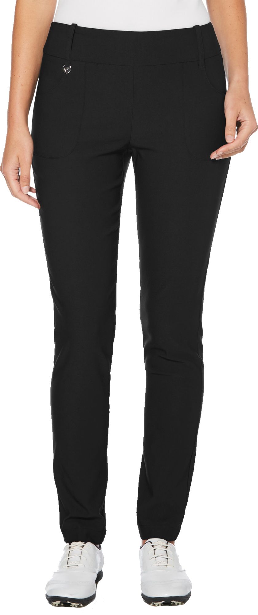 callaway women's tech stretch solid golf pants