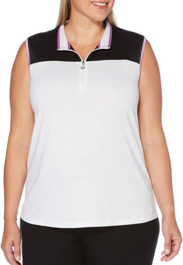 Download Callaway Women's Color Block Sleeveless Golf Polo ...