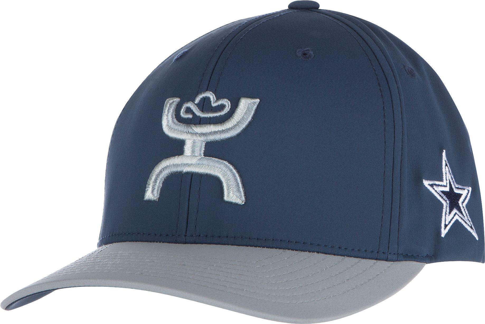 Hooey Dallas Cowboys Flex Grey White - Hats Cap - 7002GYWH | by Casual Raul Western Wear