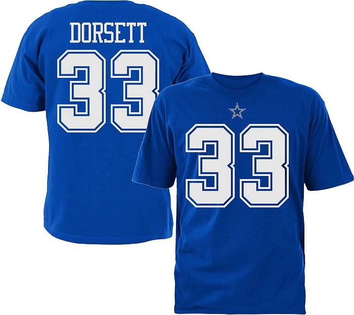 Dallas Cowboys Men's Tony Dorsett #33 Royal T-Shirt